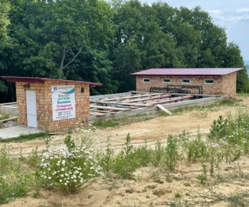 Очисні споруди ПЛАТОН-250. с. Банчени. Медичний центр «Св. Луки». Свято-Вознесенський чоловічий монастир, село Банчени, Чернівецька область. Технічне приміщення.