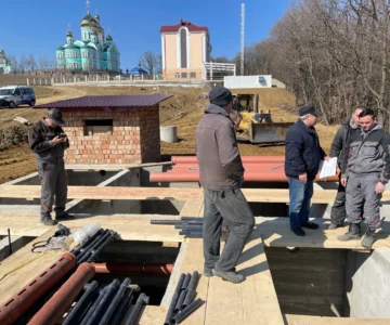 Будівництво очисних споруд ПЛАТОН-250. с. Банчени. Медичний центр «Св. Луки».